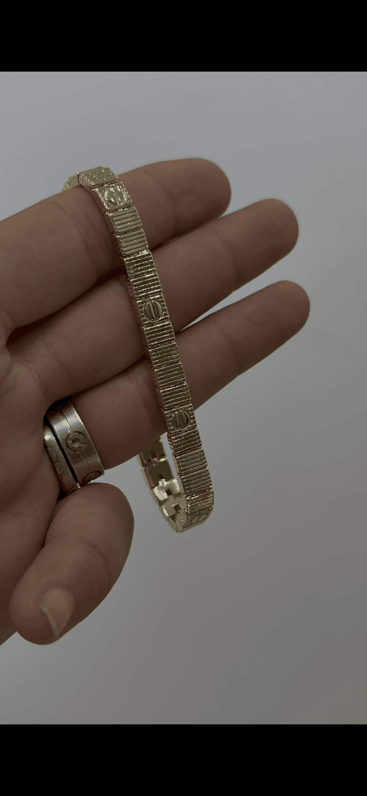 gourmette cartier unlimited — أساور — acier inoxydable