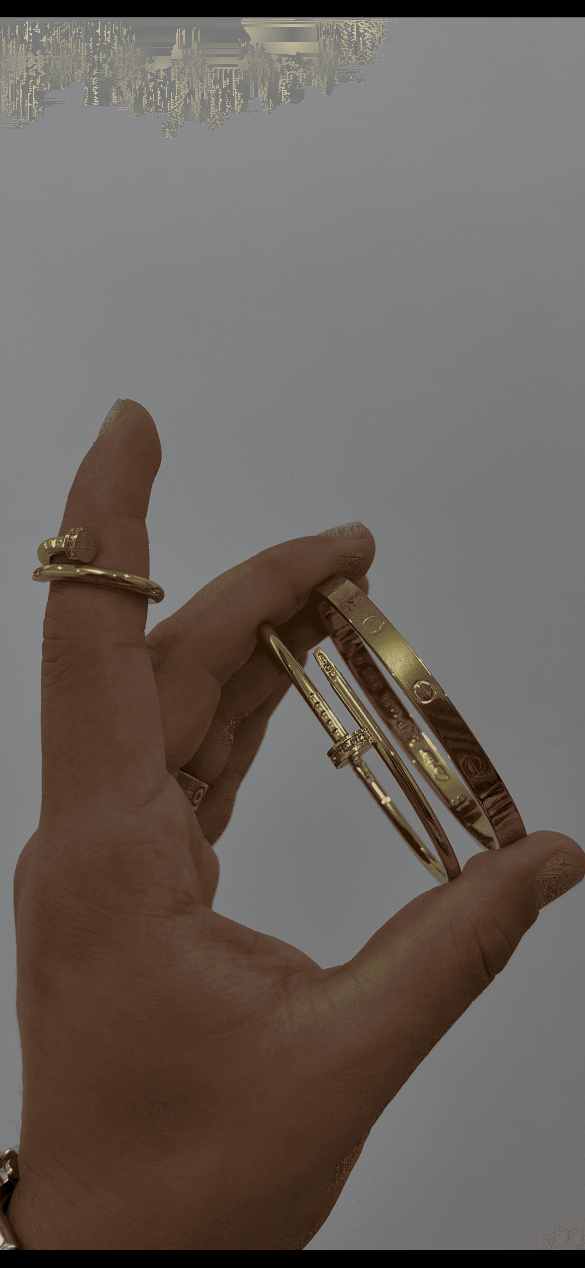 cartier love + cartier clou — أطقم — acier inoxydable